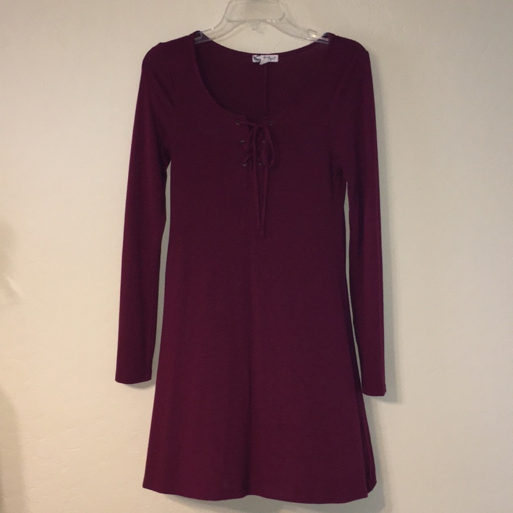 Burgundy Dress